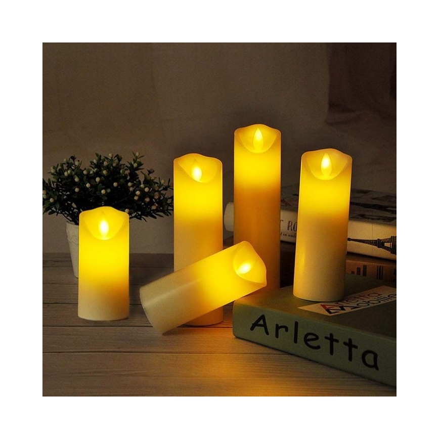 LED Candle LED/2xAA šilta balta 11 cm