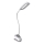 LED+CCT Dimeriuojama stalo lempa su spaustuku CLIP LED/7,5W/230V 3000/4200/5000K balta