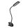 LED+CCT Reguliuojamas stalo šviestuvas su spaustuku CLIP LED/7,5W/230V 3000/4200/5000K juodas