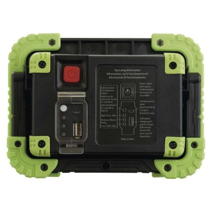 LED COB Įkraunamas Prožektoriaus šviestuvas LED/3,7V 3000 mAh IP44