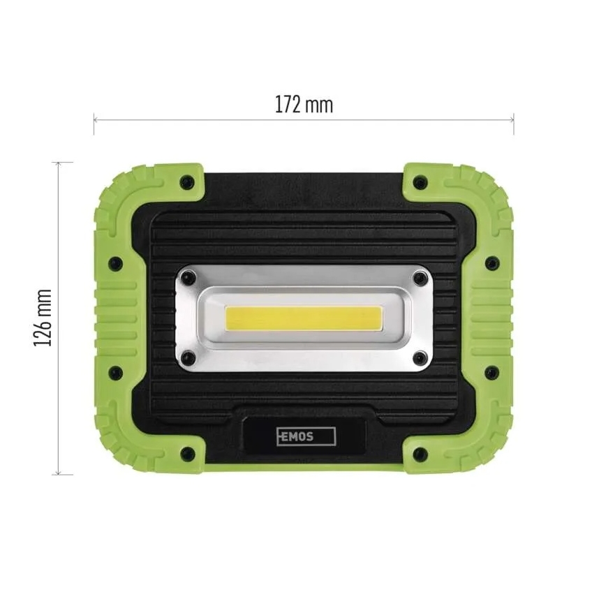 LED COB Įkraunamas Prožektoriaus šviestuvas LED/3,7V 3000 mAh IP44