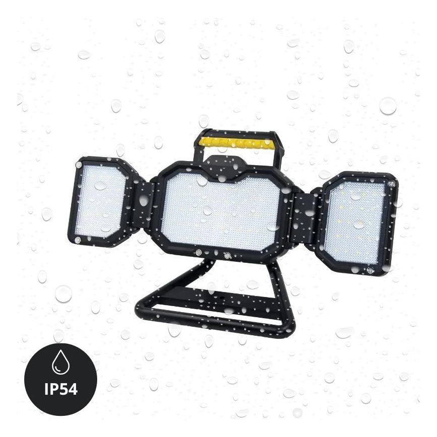 LED darbo šviestuvas su reguliuojamu ryškumu LED/50W/5V 12000 mAh IP54