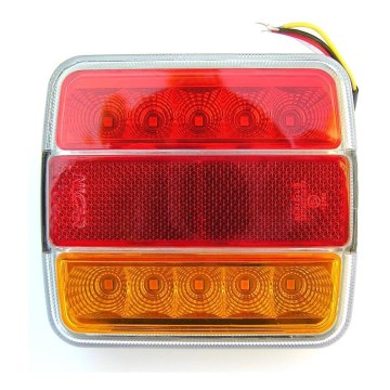 LED daugiafunkcinis galinis žibintas MULTI LED/1,2W/12V IP65 raudonas/oranžinis