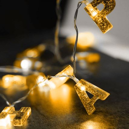 LED Dekoratyvinė girlianda 13xLED 2,16m šiltai balta