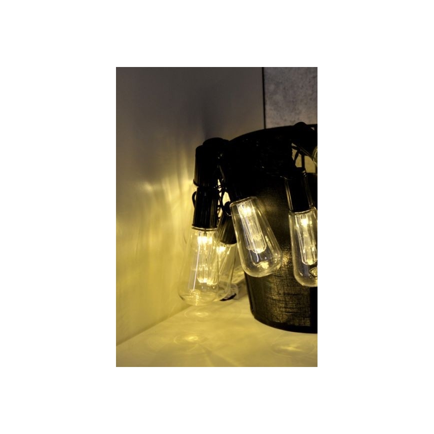 LED dekoratyvinė girlianda EDISON 2,65 m 10xLED/2xAA