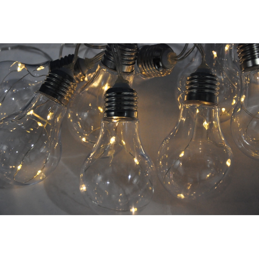 LED dekoratyvinė girlianda SMOLDER 2,1 m 10xLED/2xAA