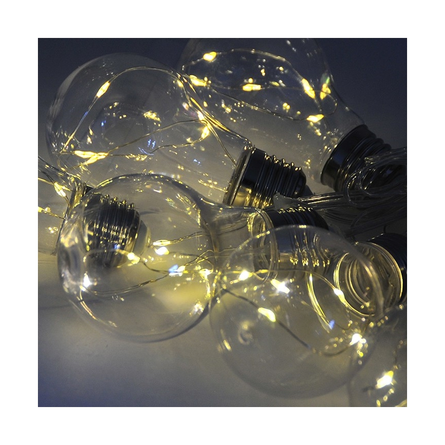 LED dekoratyvinė girlianda SMOLDER 2,1 m 10xLED/2xAA