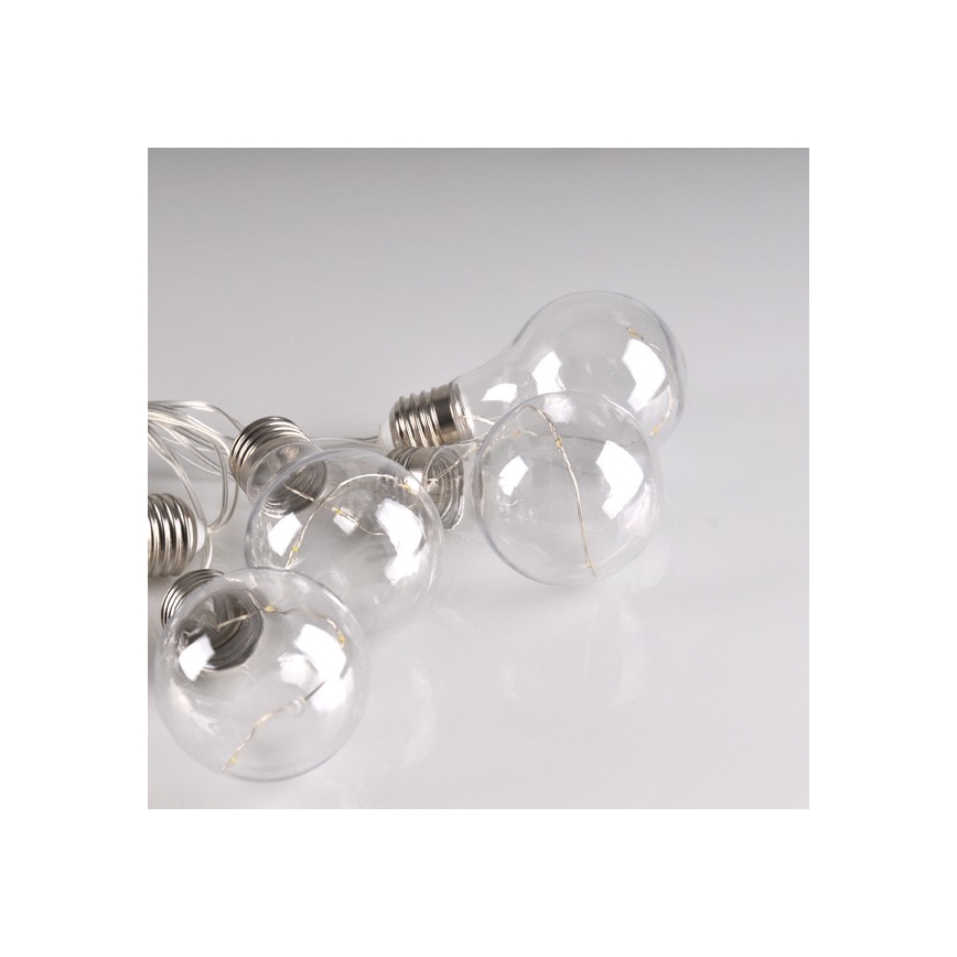 LED dekoratyvinė girlianda SMOLDER 2,1 m 10xLED/2xAA