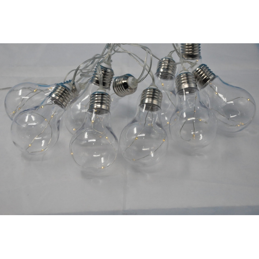 LED dekoratyvinė girlianda SMOLDER 2,1 m 10xLED/2xAA