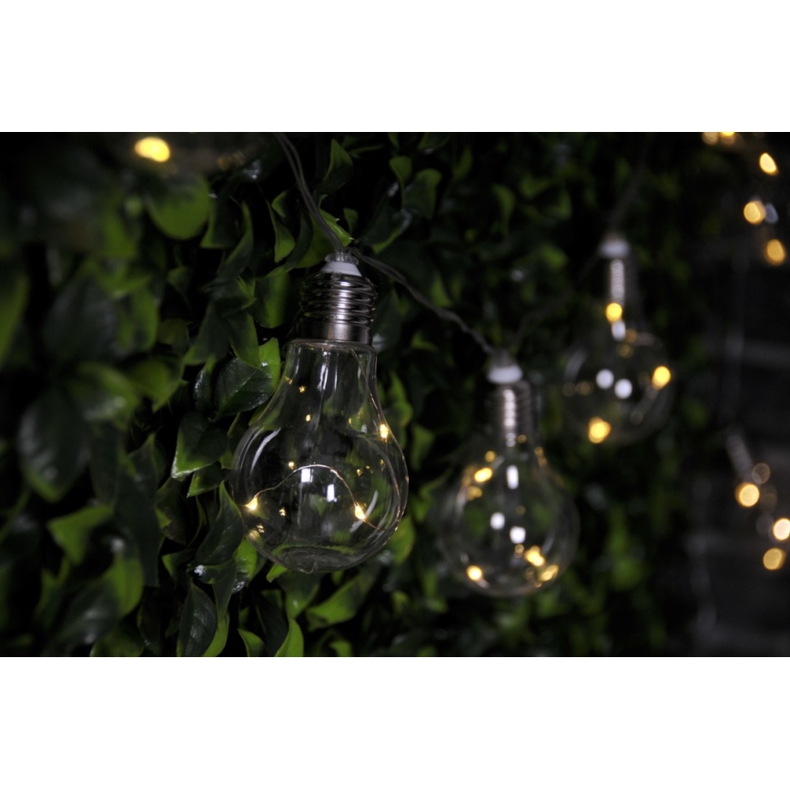 LED Dekoratyvinė girlianda SMOLDER 5,3 m 20xLED/2,7W/230V