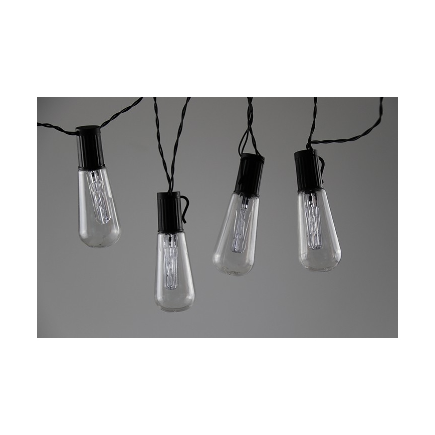 LED Dekoratyvinė grandinė EDISON 2,65 m 10xLED/2xAA