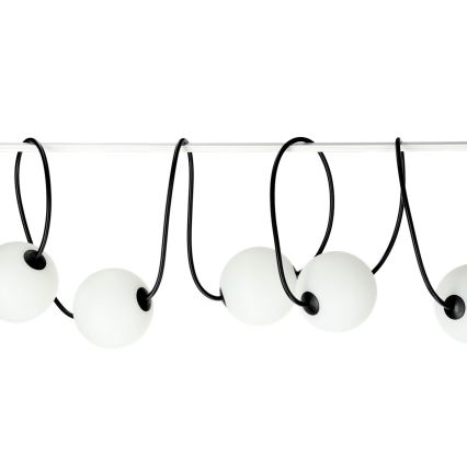 LED Dekoratyvinė lauko girlianda 10xLED/0,8W/230V IP67 2500K 7,7 m