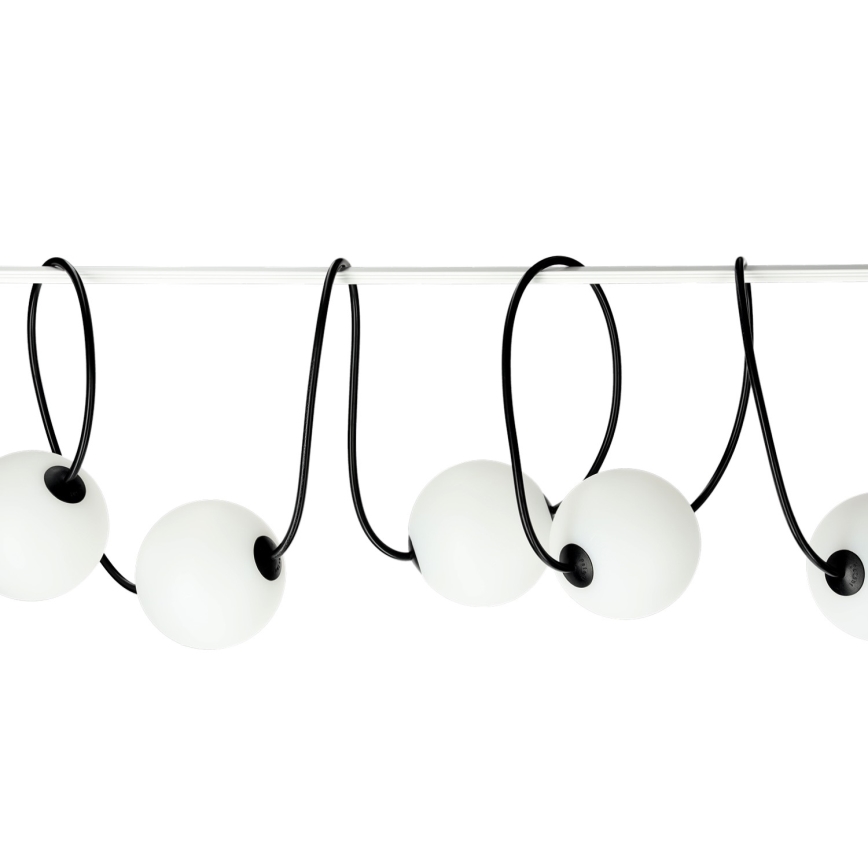 LED Dekoratyvinė lauko girlianda 10xLED/0,8W/230V IP67 2500K 7,7 m