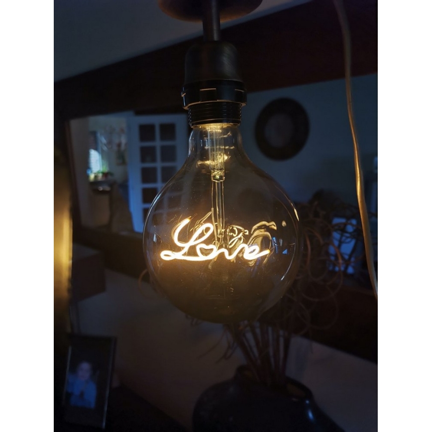 LED dekoratyvinė lemputė FILAMENT G125 E27/5W/230V 2200K