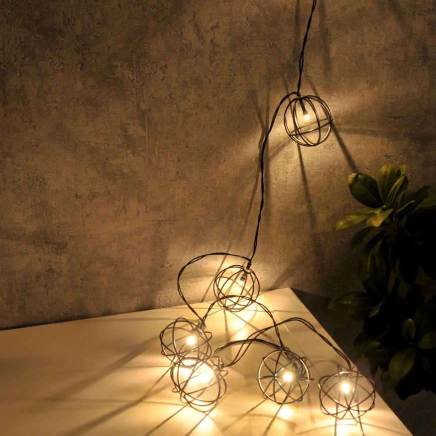 LED Dekoratyvinis apšvietimas VIIBORG 10xLED/2xAA
