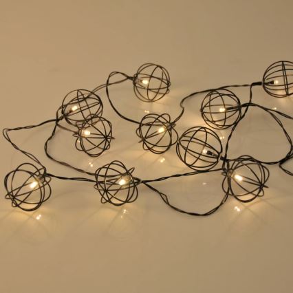 LED Dekoratyvinis apšvietimas VIIBORG 10xLED/2xAA