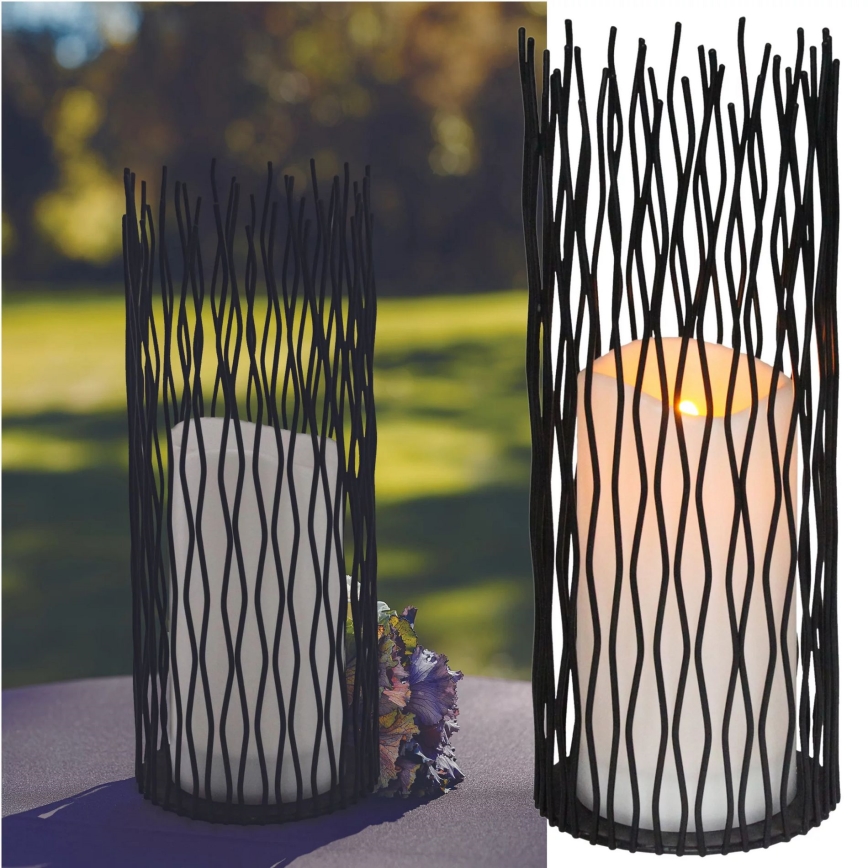 LED Dekoratyvinis lauko šviestuvas NYBORG LED/2xAA 35 cm IP44 šilta balta