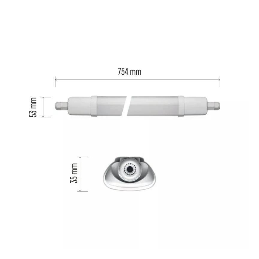 LED Didelio našumo šviestuvas LED/18W/230V IP65 4000K