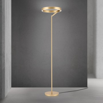 LED dimeriuojama grindinė lempa KOLK LED/40W/230V 2700/4000K auksinė