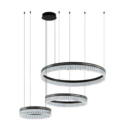 Reguliuojama LED krištolinė liustra ant laido THALIA LED/120W/230V 3000-6000K + nuotolinis valdymas