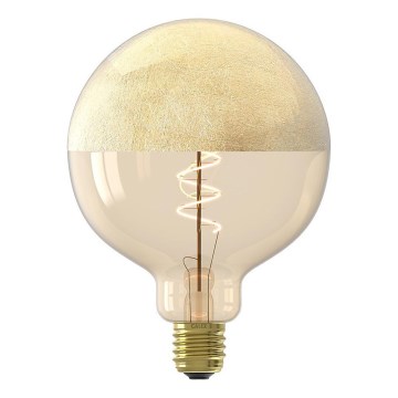 LED dimeriuojama lemputė su auksiniu viršumi FILAMENT G125 E27/4W/230V 1800K CRI 90