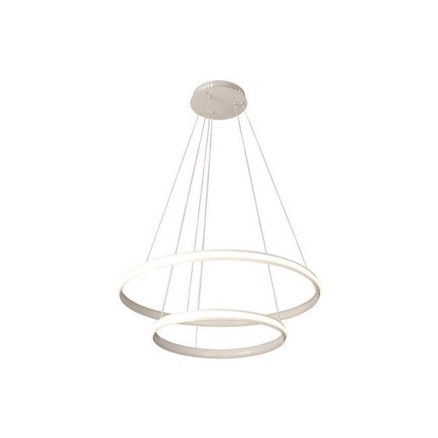 Dimeriuojama LED liustra ant troselio, LED/90W/230V, 3000-6500K, skersmuo 60 cm + nuotolinis valdymas