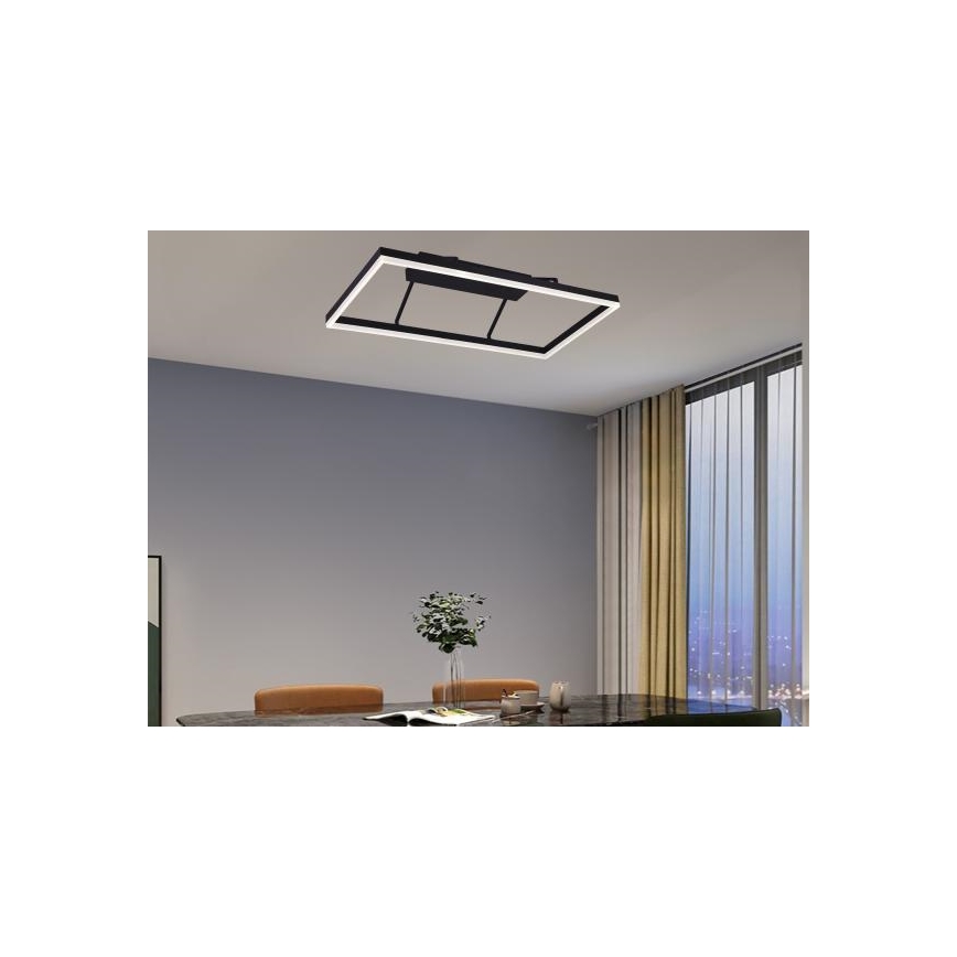 LED dimeriuojama prigludusi liustra LED/55W/230V 3000-6500K + su nuotoliniu pulteliu
