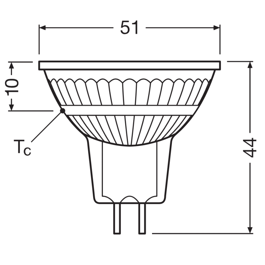LED dimeriuojama reflektorinė lemputė MR16 GU5,3/5,3W/12V 3000K 36° CRI 97 - Ledvance