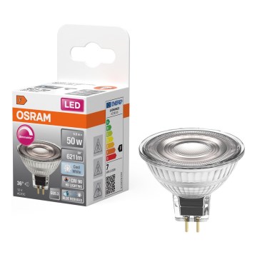 LED dimeriuojama reflektorinė lemputė MR16 GU5,3/6,8W/12V 4000K 36° CRI 90 - Osram