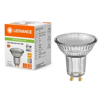 LED dimeriuojama reflektorinė lemputė PAR16 GU10/7W/230V 2700K 120° CRI 90 - Ledvance
