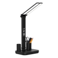 LED dimeriuojamas įkraunamas stalinis šviestuvas NOBLITE P LED/5W/5V 3000/4000/6000K 2200 mAh juodas