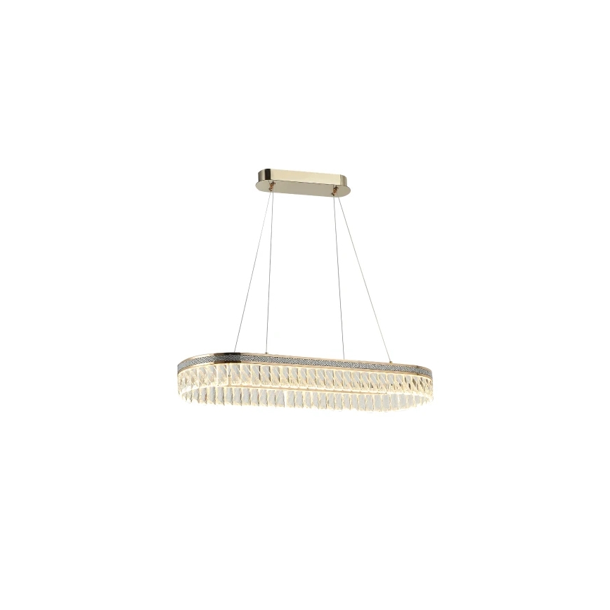 Dimeriuojama LED krištolinė liustra ant laido THALIA LED/50W/230V 3000-6000K + nuotolinio valdymo pultas