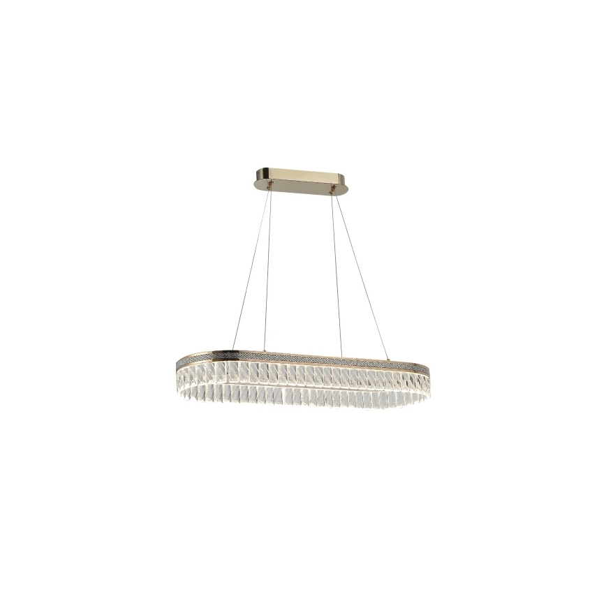 Dimeriuojama LED krištolinė liustra ant laido THALIA LED/50W/230V 3000-6000K + nuotolinio valdymo pultas