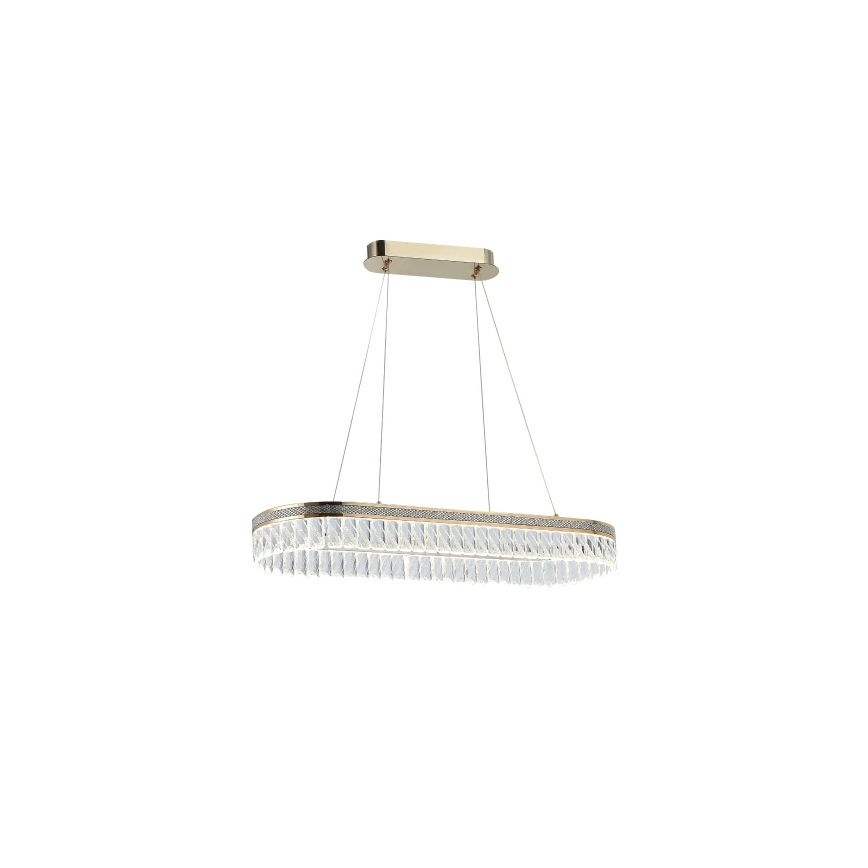 Dimeriuojama LED krištolinė liustra ant laido THALIA LED/50W/230V 3000-6000K + nuotolinio valdymo pultas