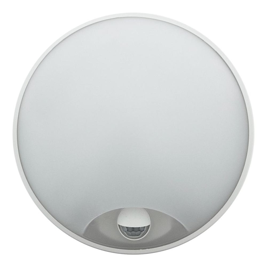 LED dimeriuojamas lauko sieninis šviestuvas su judesio jutikliu LED/15/18/20W/230V 3000K/4000K/6500K IP65 juoda/balta