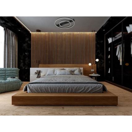 LED dimeriuojamas lubinis šviestuvas LED/60W/230V 3000-6500K + nuotolinis valdymas