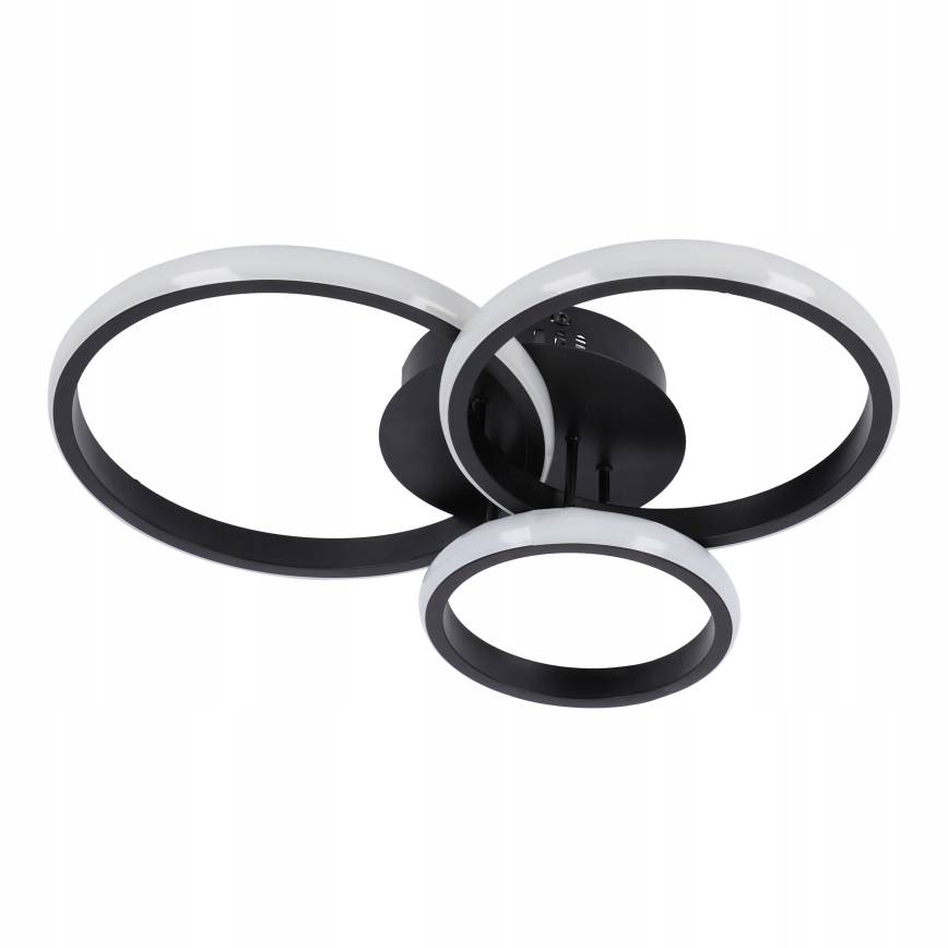 Dimeriuojamas LED lubų šviestuvas LED/70W/230V 3000-6500K juodas + nuotolinio valdymo pultas