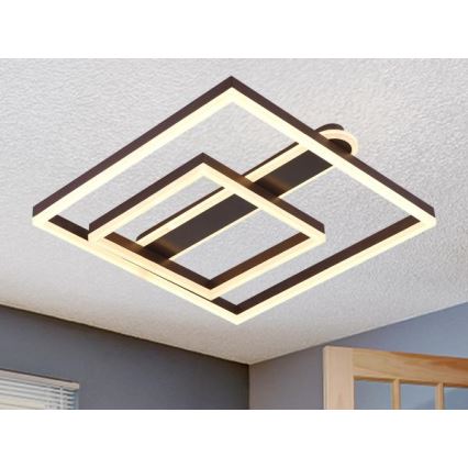 LED Dimeriuojamas lubinis šviestuvas LED/95W/230V 3000-6500K + nuotolinis valdymas