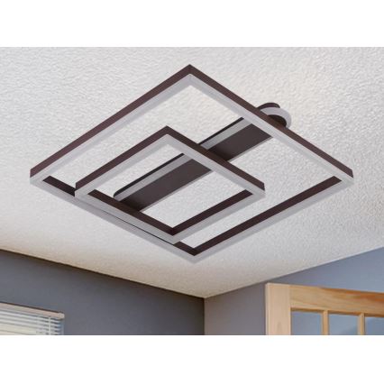 LED Dimeriuojamas lubinis šviestuvas LED/95W/230V 3000-6500K + nuotolinis valdymas