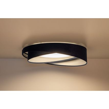 LED reguliuojamo ryškumo lubų šviestuvas SMART GALAXY MODERN LED/24W/230V 3000-6500K skersmuo 55 cm mėlynas/sidabrinis + su nuotolinio valdymo pultu