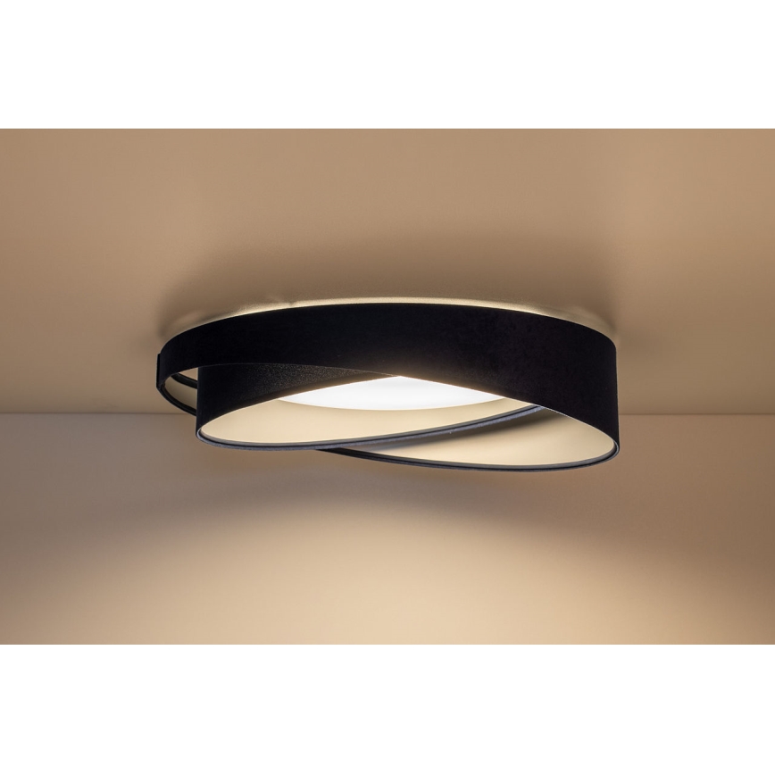 LED reguliuojamo ryškumo lubų šviestuvas SMART GALAXY MODERN LED/24W/230V 3000-6500K skersmuo 55 cm mėlynas/sidabrinis + su nuotolinio valdymo pultu