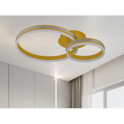 LED dimeriuojamas paviršinis šviestuvas LED/110W/230V 3000-6500K + nuotolinis valdymas