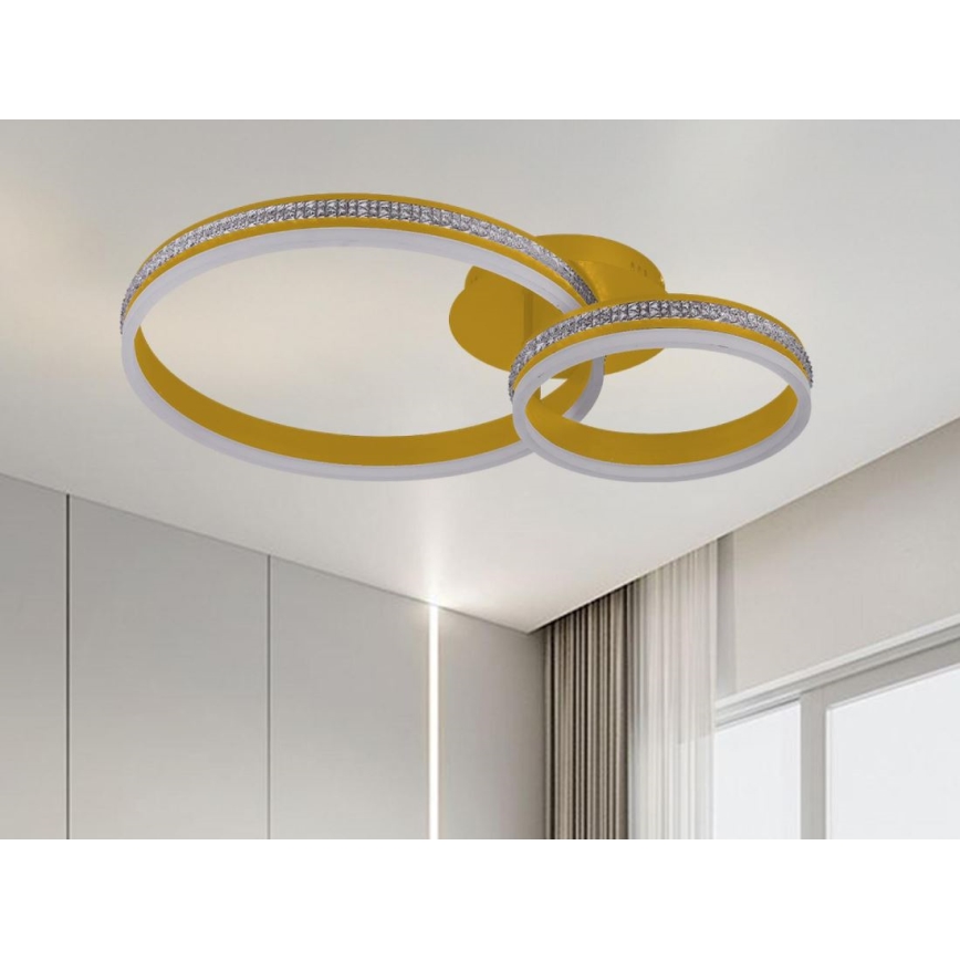 LED dimeriuojamas paviršinis šviestuvas LED/110W/230V 3000-6500K + nuotolinis valdymas