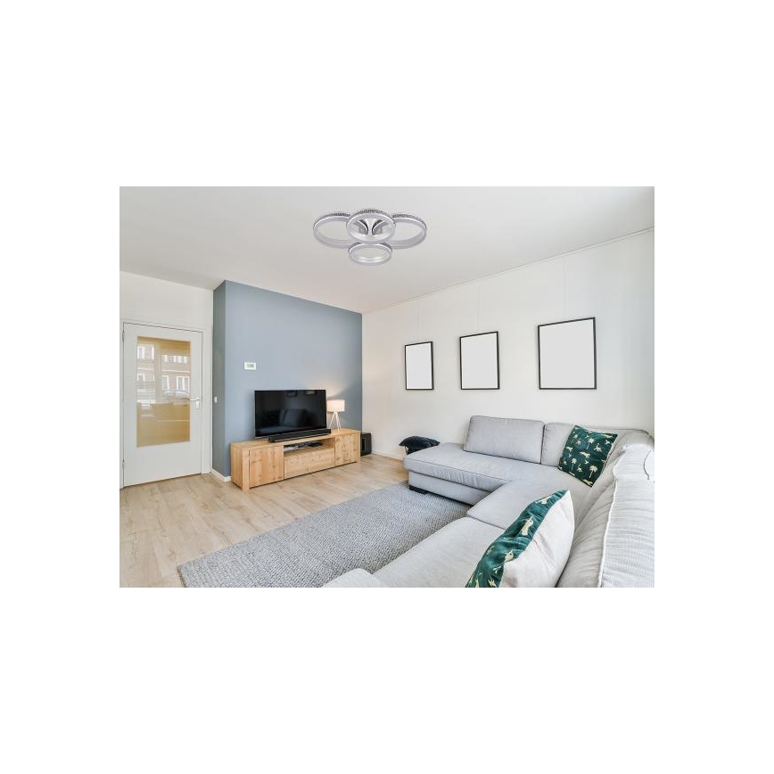 LED dimeriuojamas prigludęs lubų šviestuvas LED/150W/230V 3000-6500K + nuotolinis valdymas