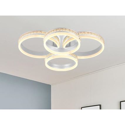 LED dimeriuojamas prigludęs lubų šviestuvas LED/150W/230V 3000-6500K + nuotolinis valdymas