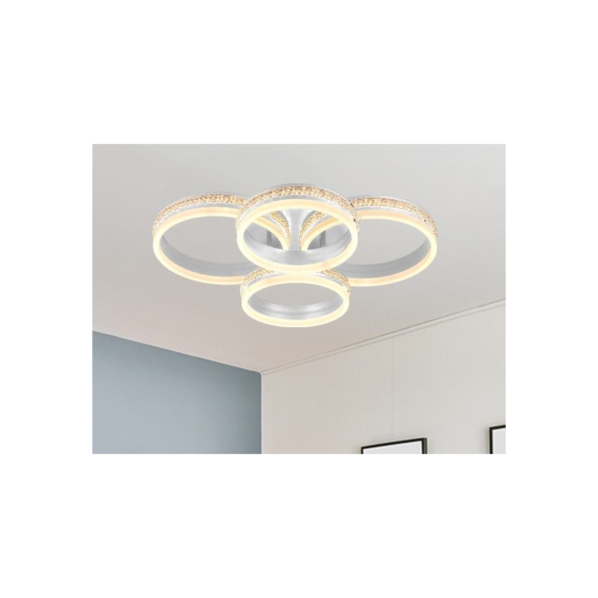 LED dimeriuojamas prigludęs lubų šviestuvas LED/150W/230V 3000-6500K + nuotolinis valdymas