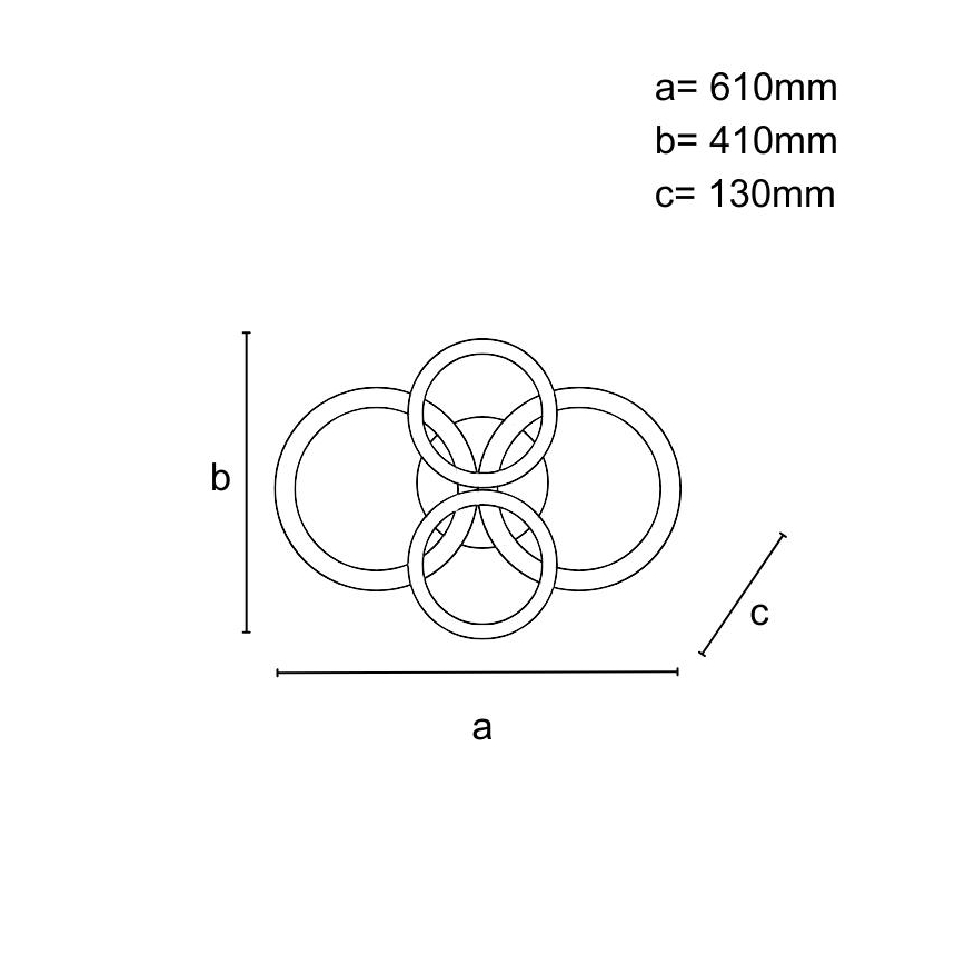 LED dimeriuojamas prigludęs lubų šviestuvas LED/150W/230V 3000-6500K + nuotolinis valdymas