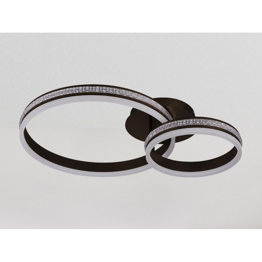 LED dimeriuojamas prigludęs šviestuvas LED/110W/230V 3000-6500K + nuotolinio valdymo pultas