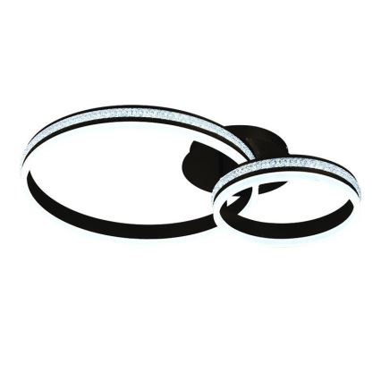 LED dimeriuojamas prigludęs šviestuvas LED/110W/230V 3000-6500K + nuotolinio valdymo pultas