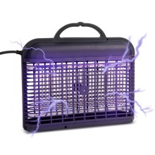 LED Elektrinė vabzdžių gaudyklė UV/2W/230V juoda